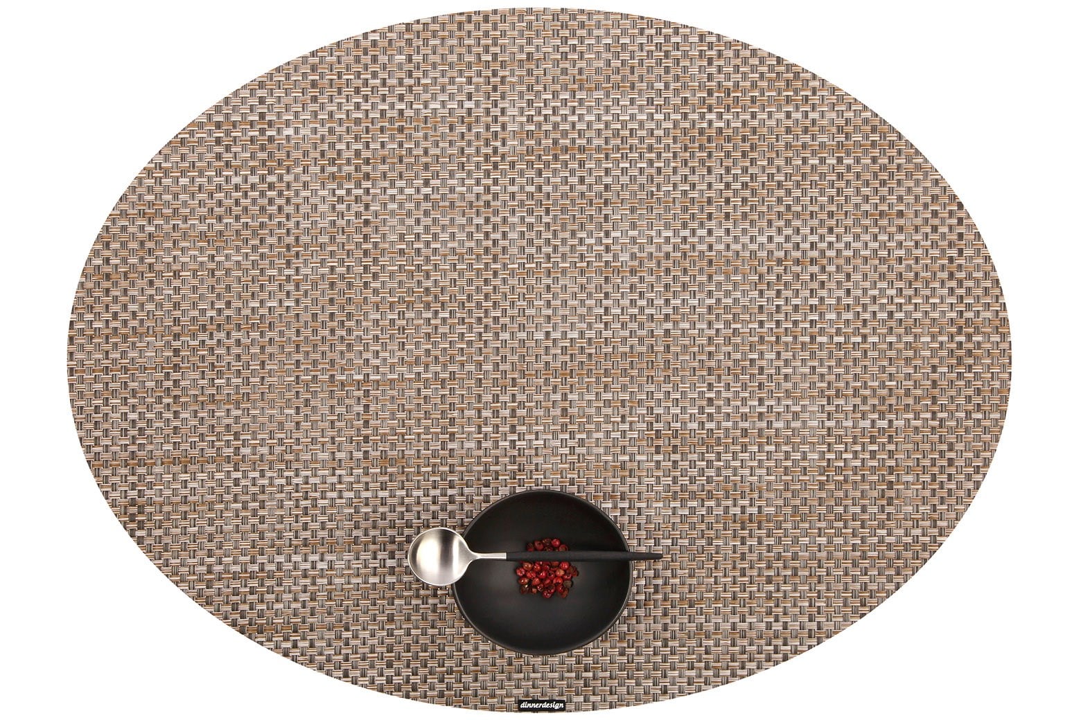 Placemats Oval Horizon Taupe