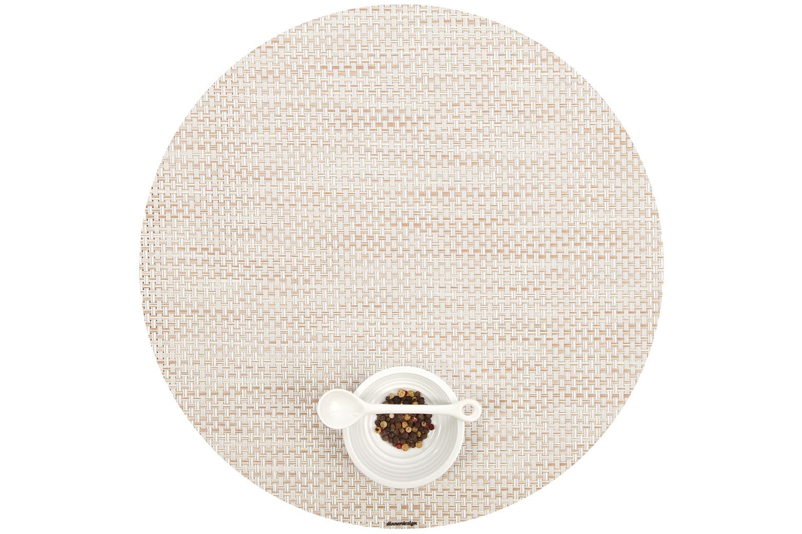 Placemats Round Horizon Beige