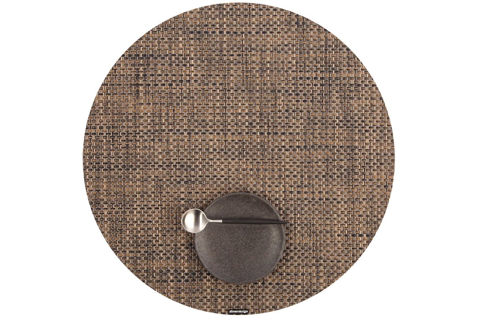 Placemats Round Horizon Espresso