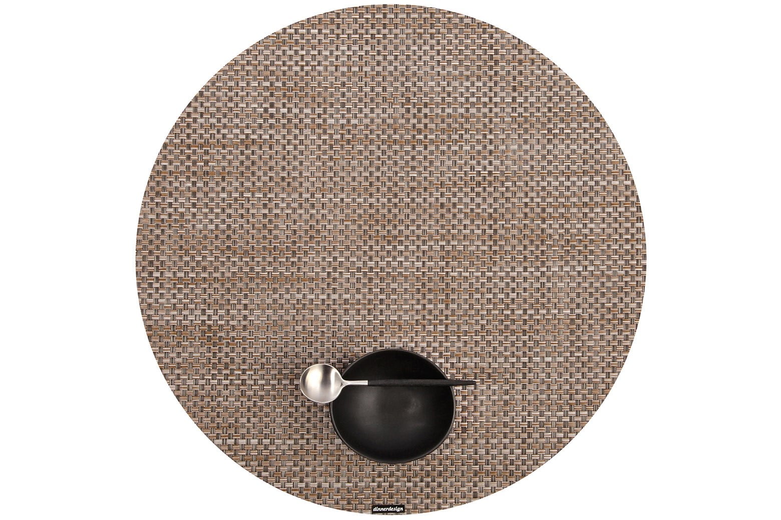 Placemats Round Horizon Taupe