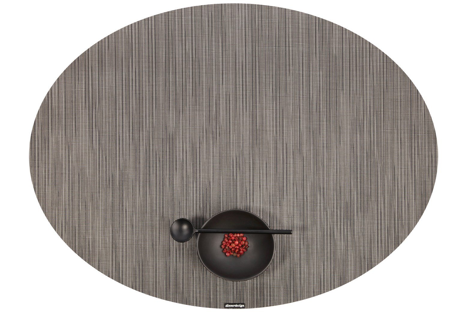 Placemats Oval Infinity Soot