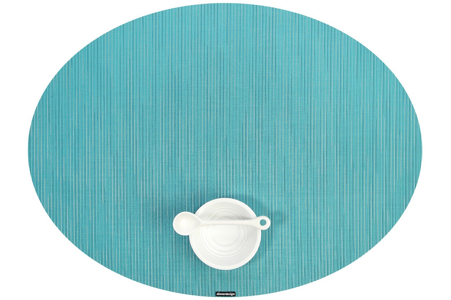 Placemats Oval Infinity Teal