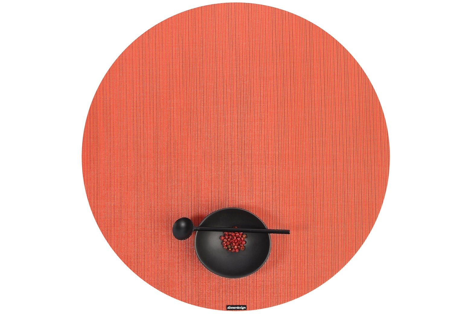 Placemats Round Infinity Crimson