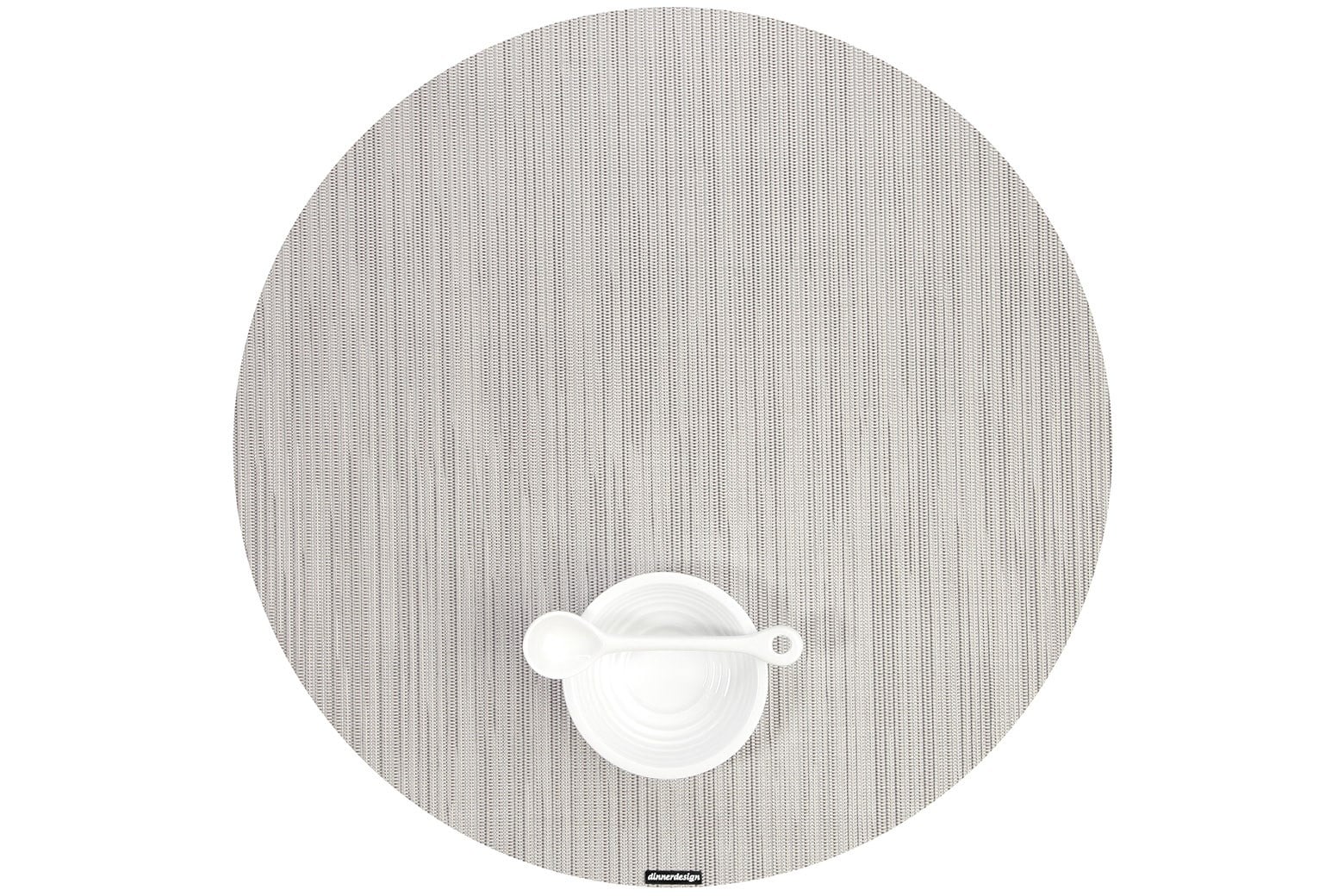 Placemats Round Infinity Slate