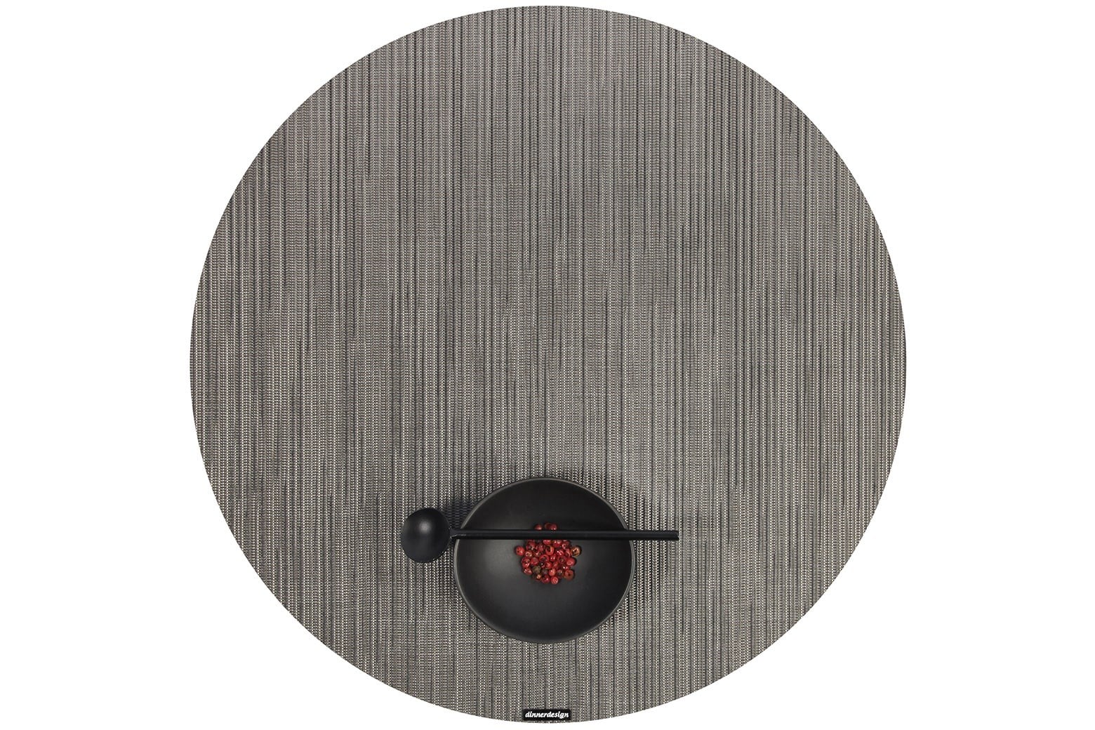 Placemats Round Infinity Soot