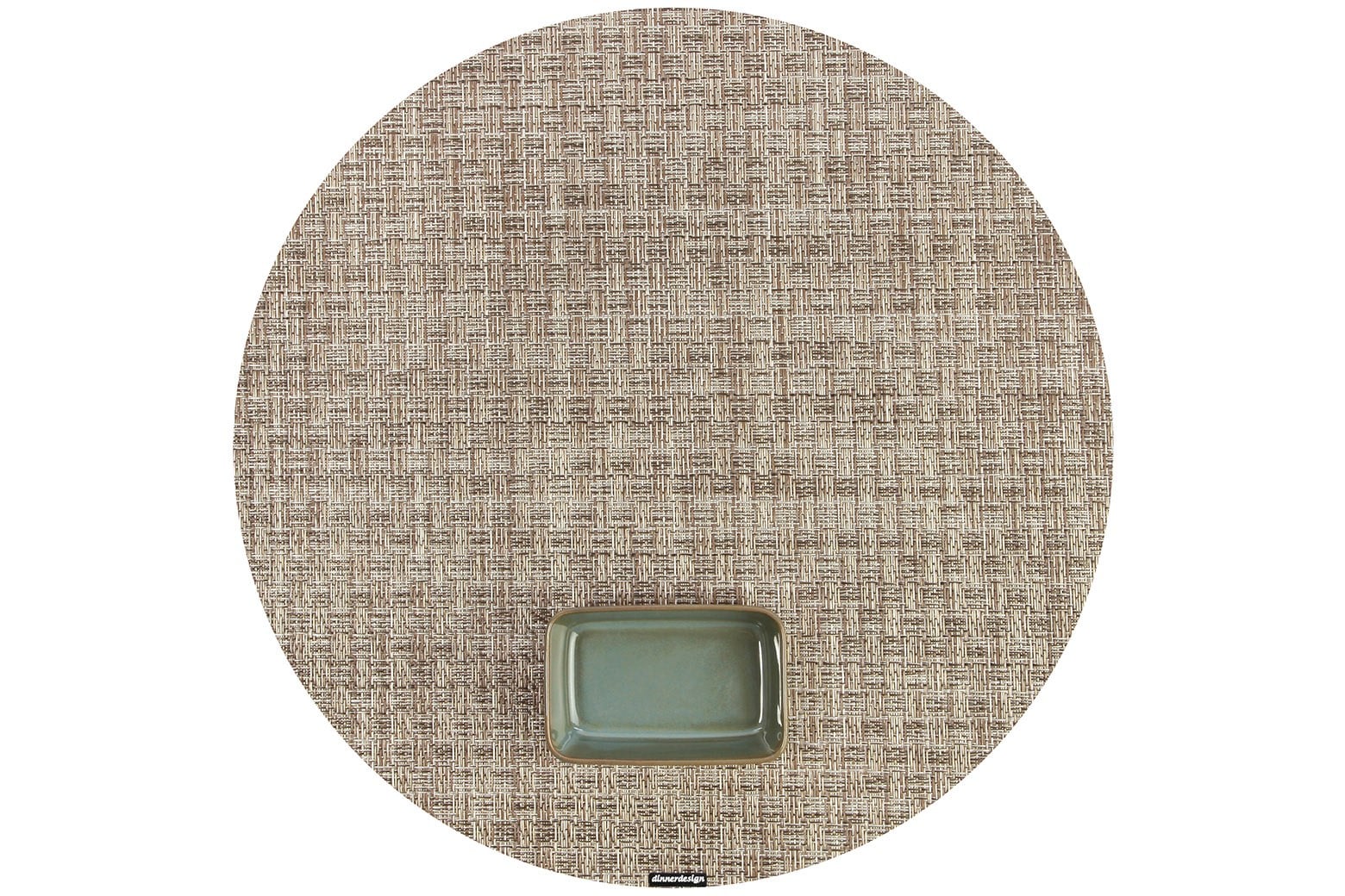 Placemats Round Magna Brown