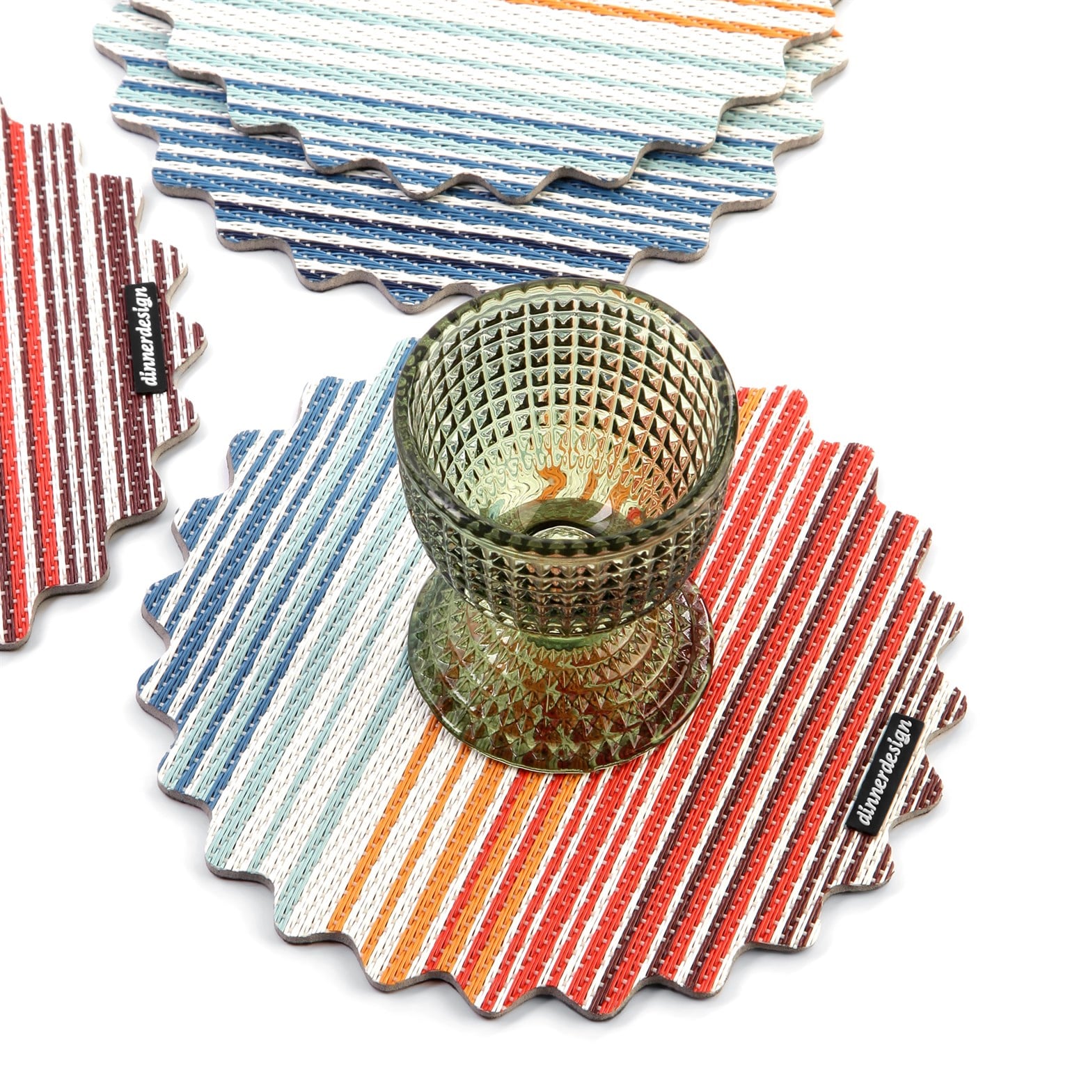 Coaster Stripe Jungle ( Set Of 4 )