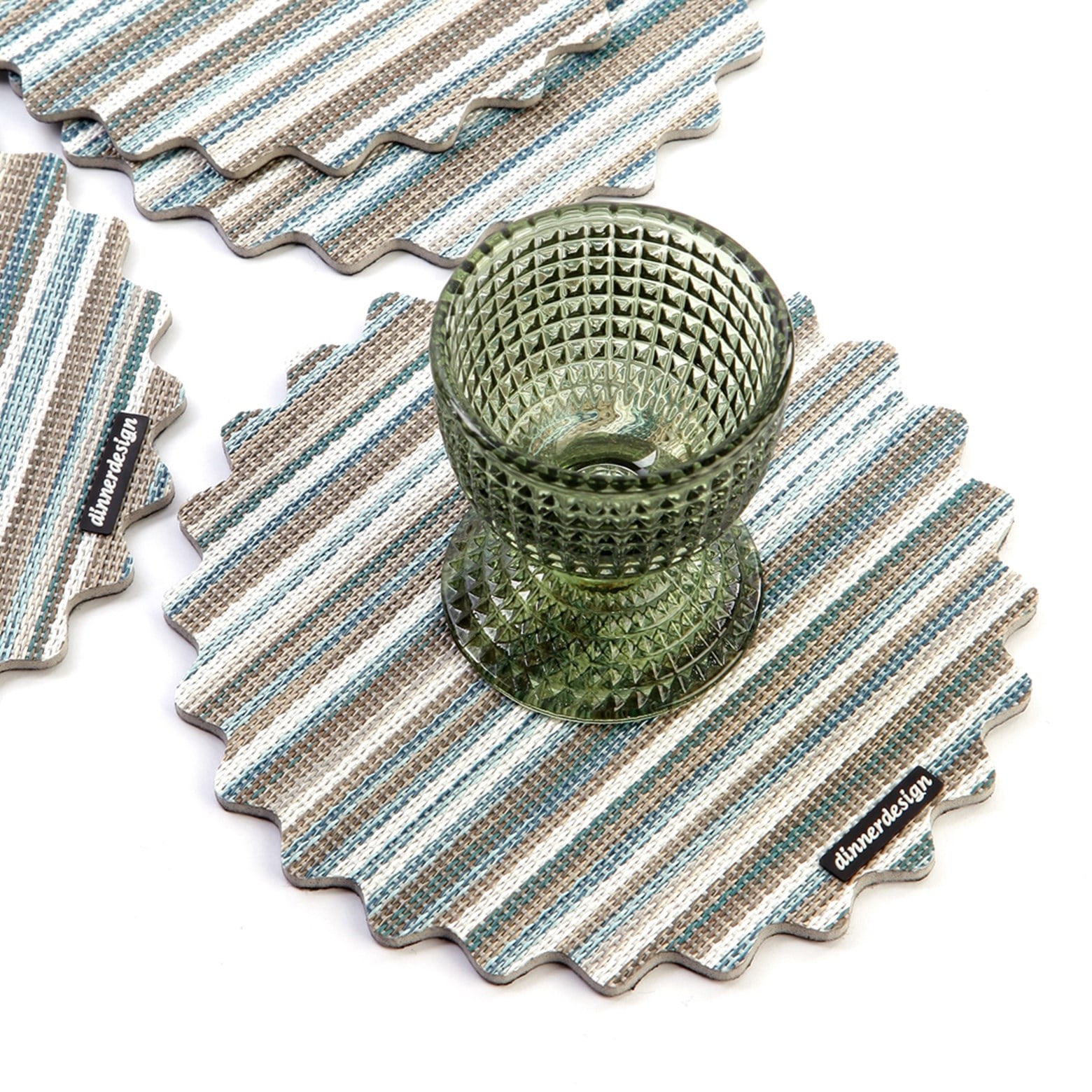 Coaster Stripe Willow ( Set Of 4 )