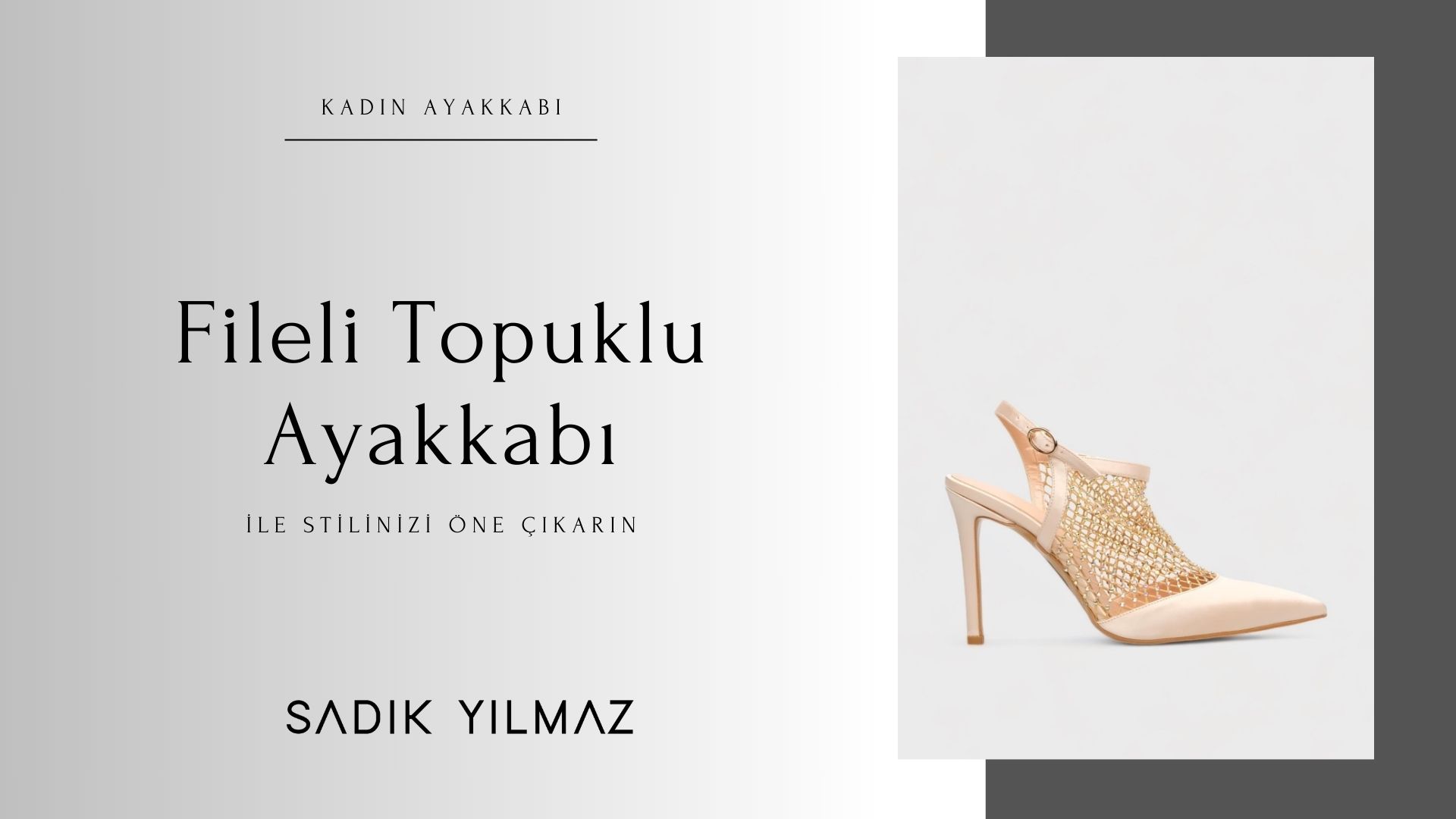 fileli topuklu ayakkabı