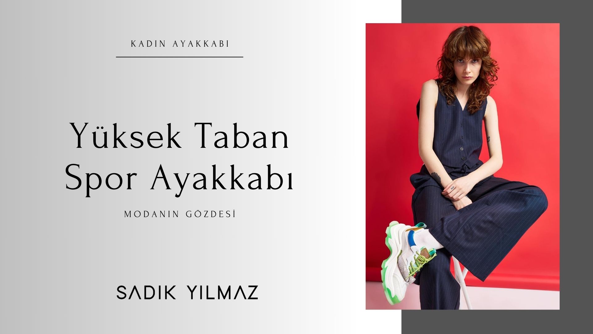 yüksek taban spor ayakkabı