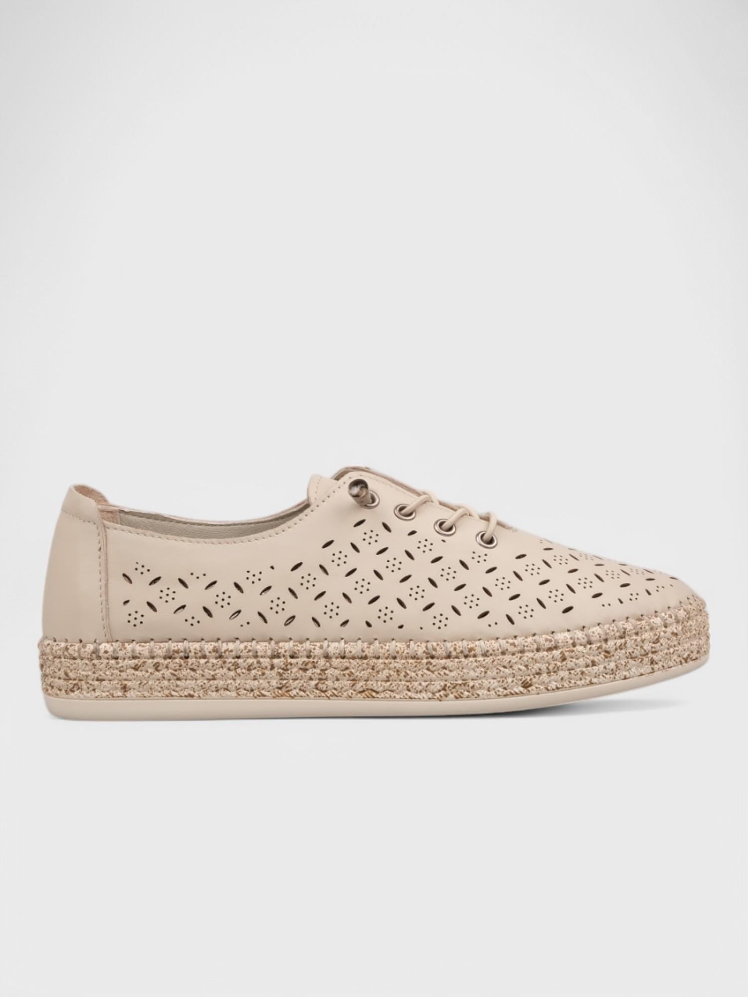 Kadın Loafer - Yazlık (575 1000-1) - Bej