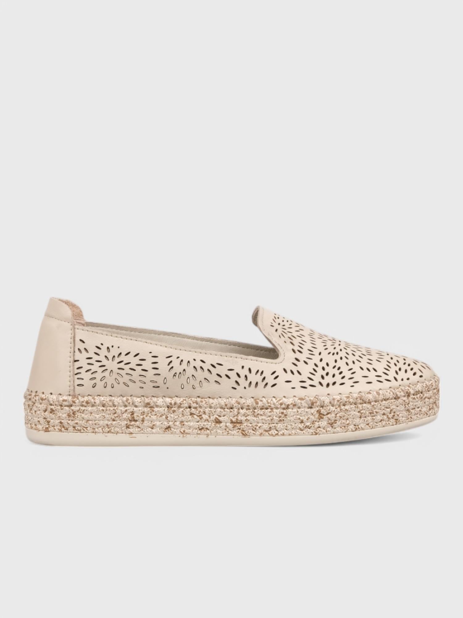 Kadın Loafer - Yazlık (575 200-1) - Bej
