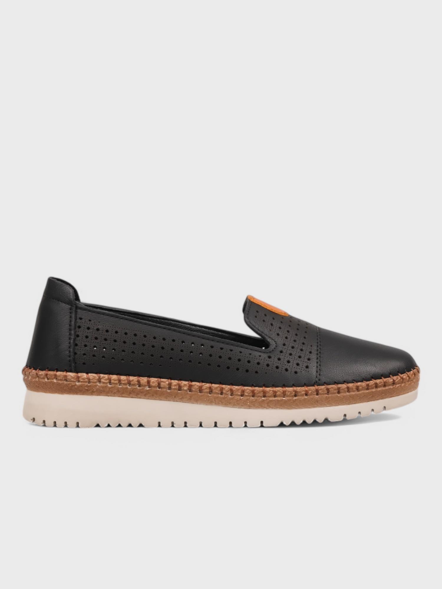 Kadın Loafer - Yazlık (575 500-1) - Siyah