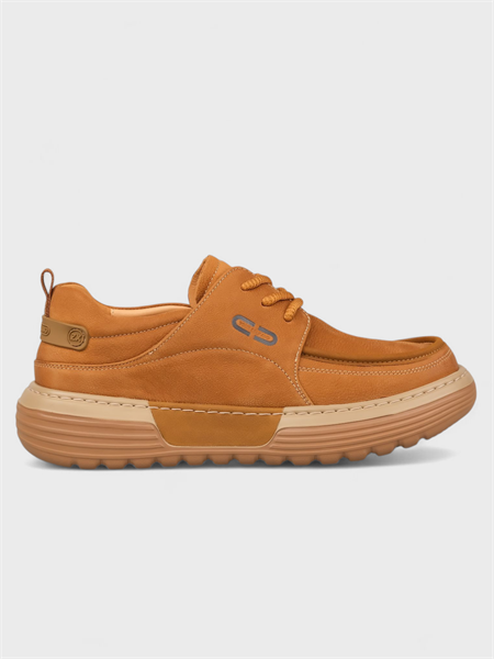 Erkek Kışlık Günlük Ayakkabı - 553 518-26 - Camel Nubuk