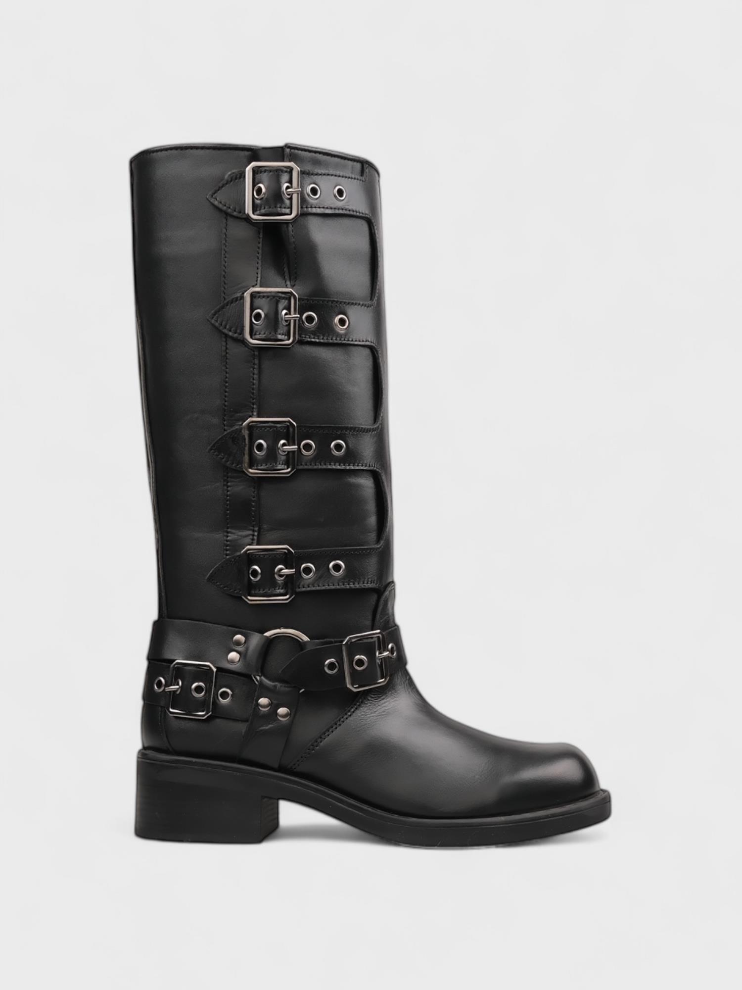 8612 Kadın Topuklu Çizme