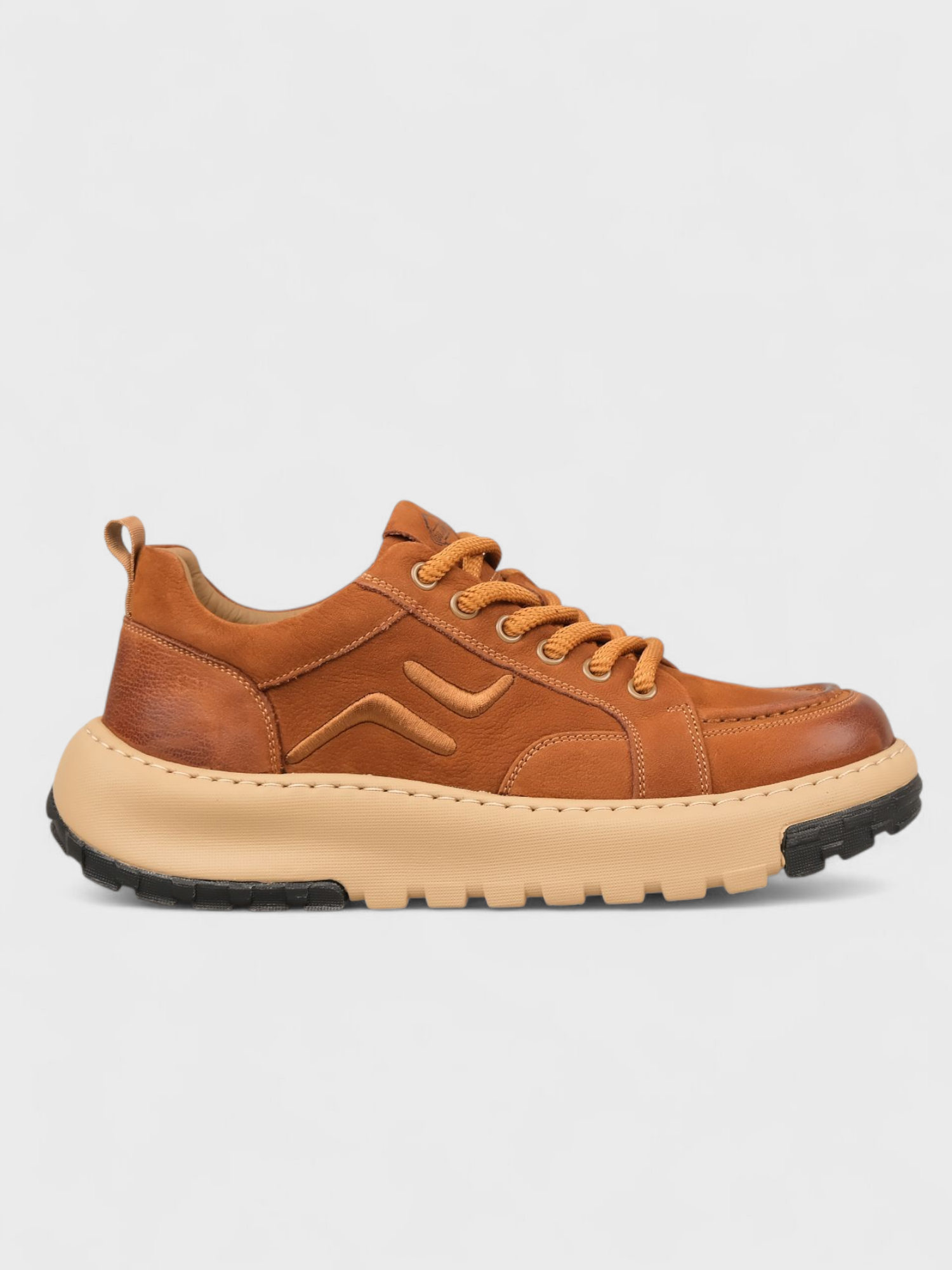 Erkek Kışlık 5cm Tabanlı Spor Ayakkabı - 553 552 - Camel