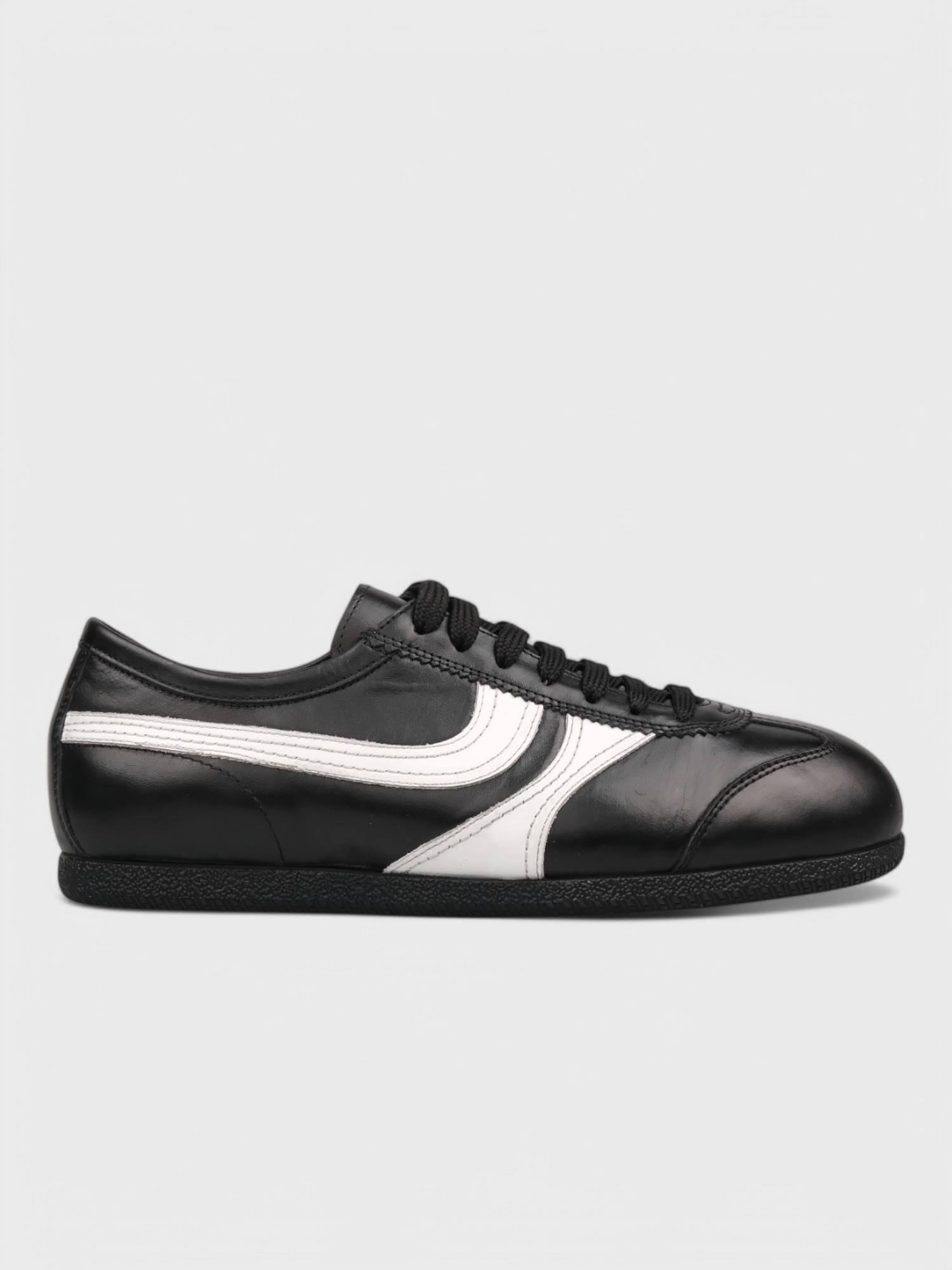 Erkek Spor Ayakkabı - Yazlık (203 2805) - Siyah-beyaz