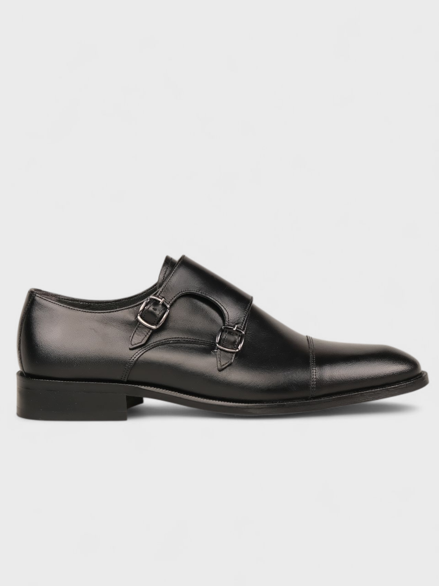 Erkek Yazlık 5cm Tabanlı Klasik Ayakkabı - 105 2611-1 - Siyah