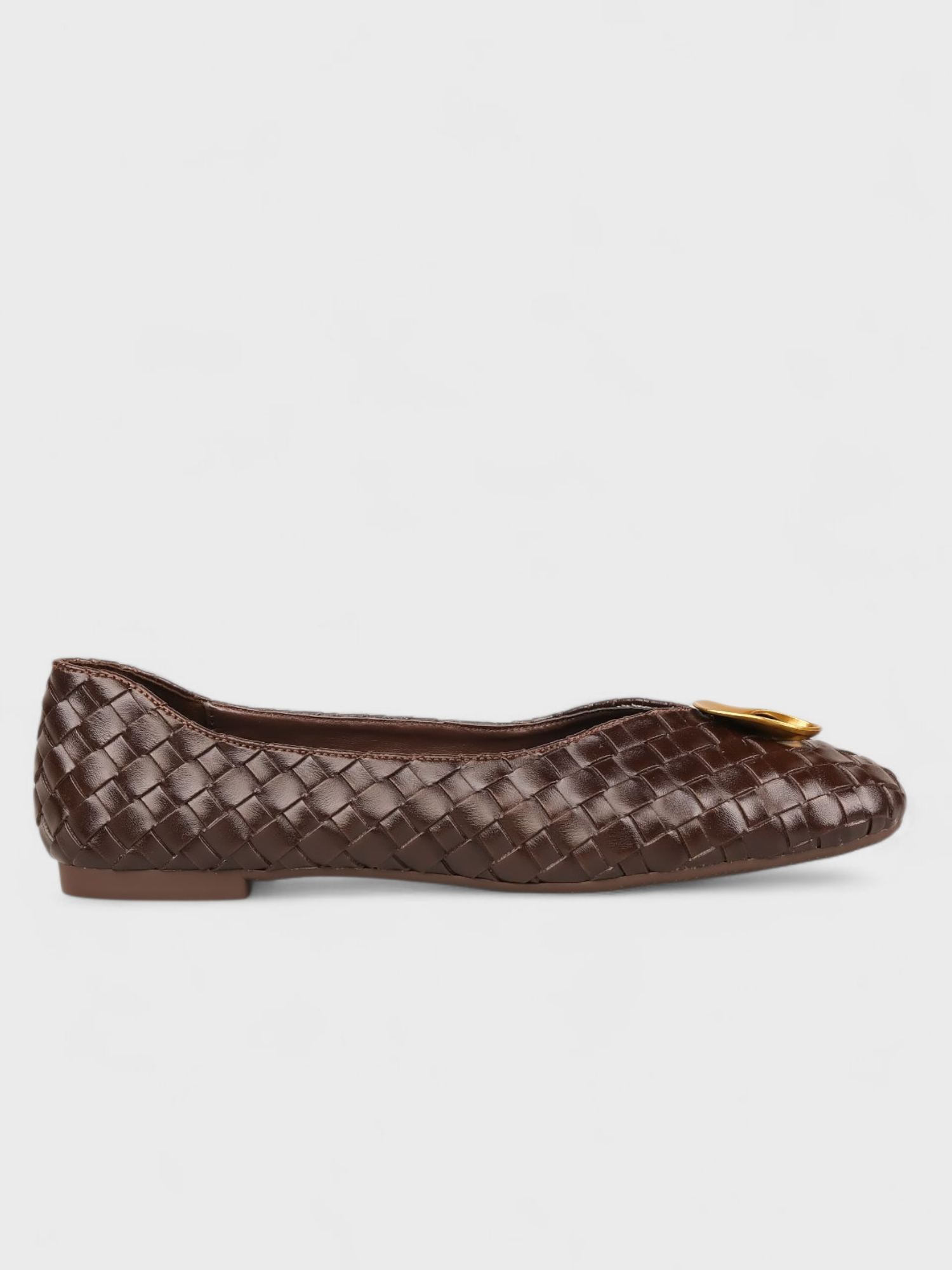 Kadın Kışlık Loafer - 229 2155 - Kahverengi Örgü