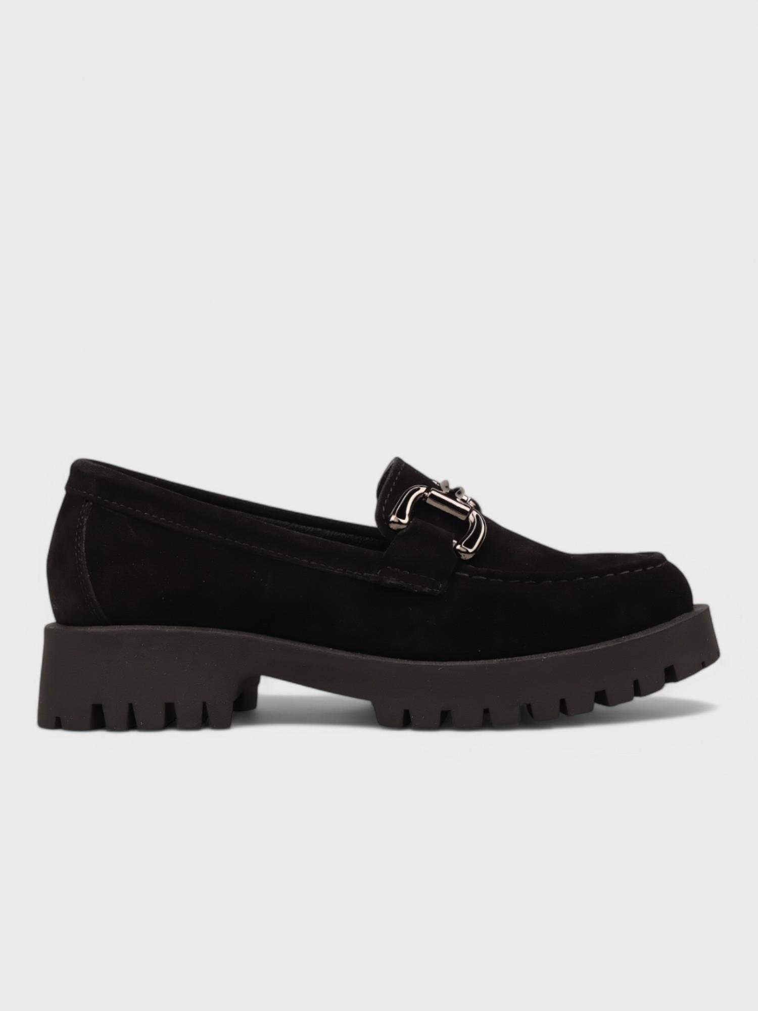 Kadın Makosen - Yazlık (495 2862) - Siyah Süet