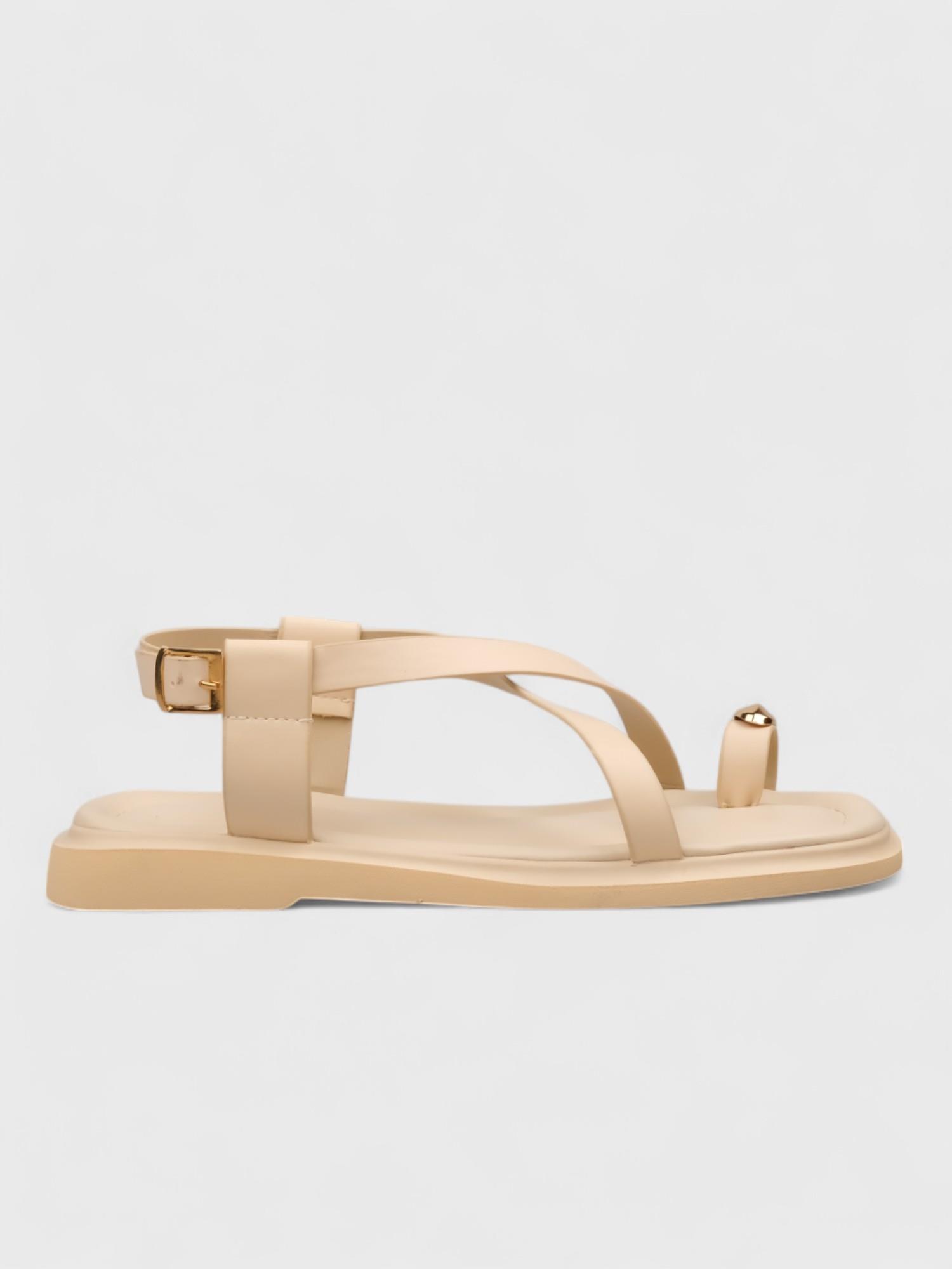 Kadın Sandalet - Yazlık (600 2502) - Bej