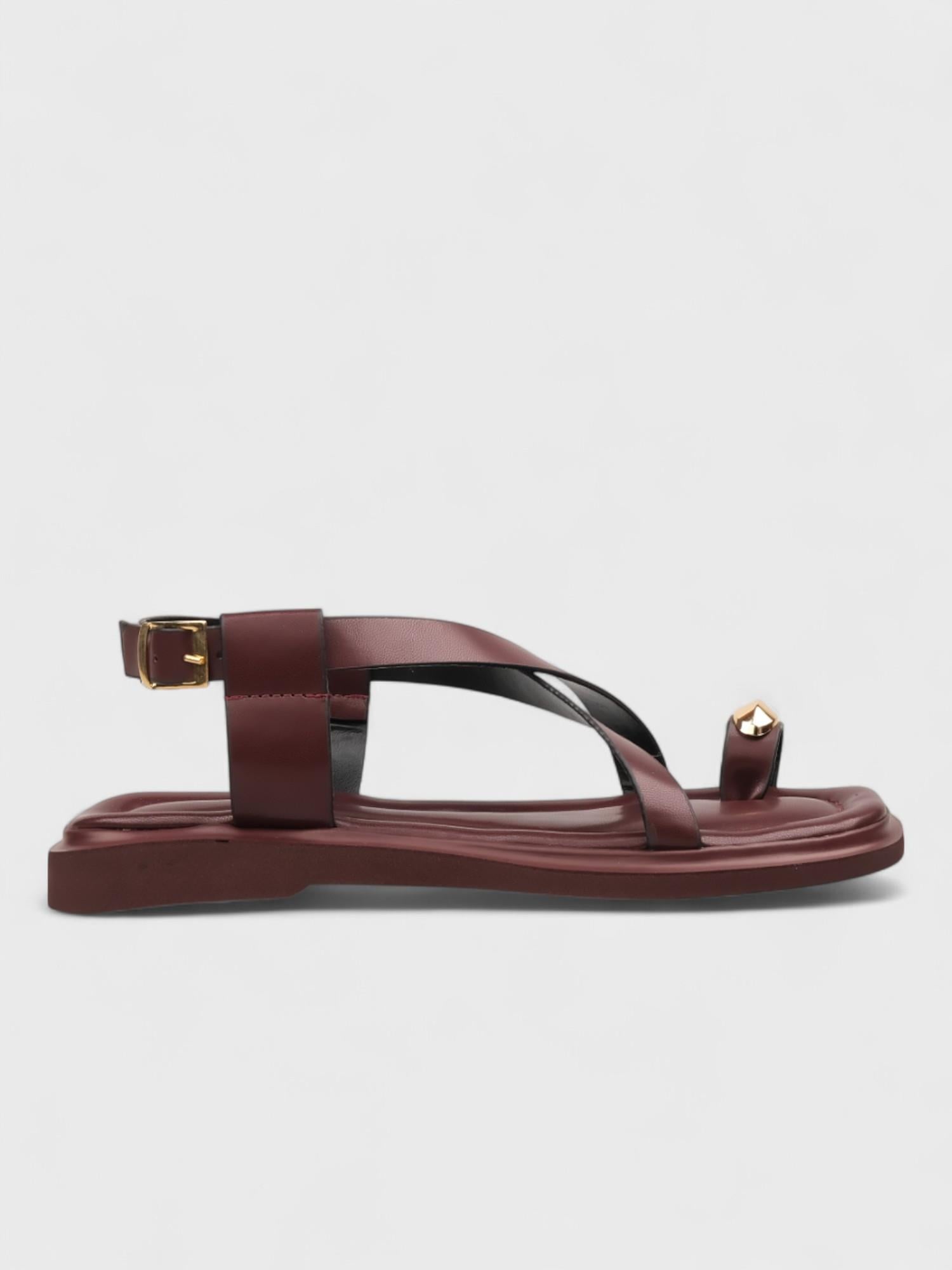 Kadın Sandalet - Yazlık (600 2502) - Bordo