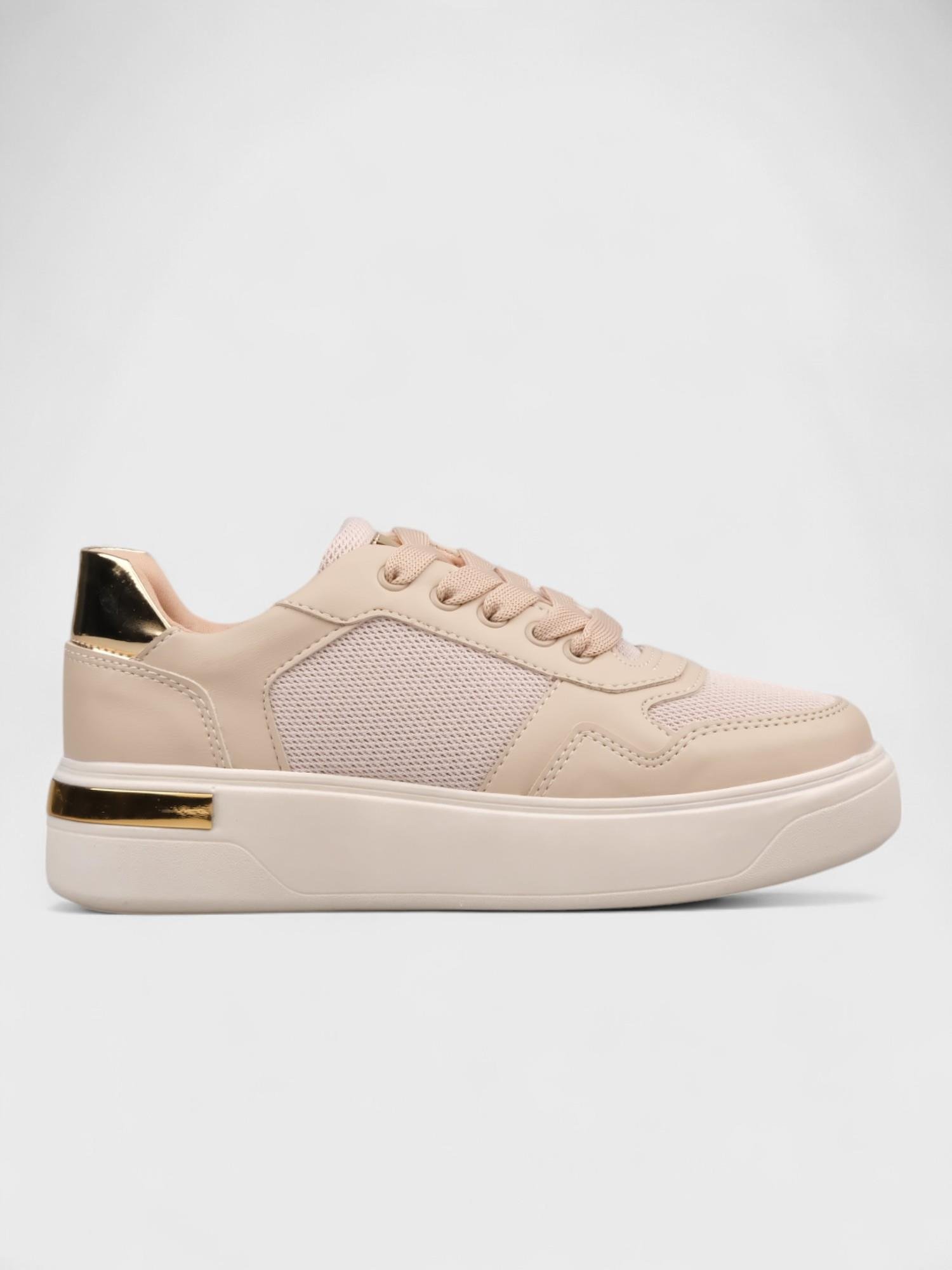 Kadın Spor Ayakkabı - Yazlık (215 13009) - Bej