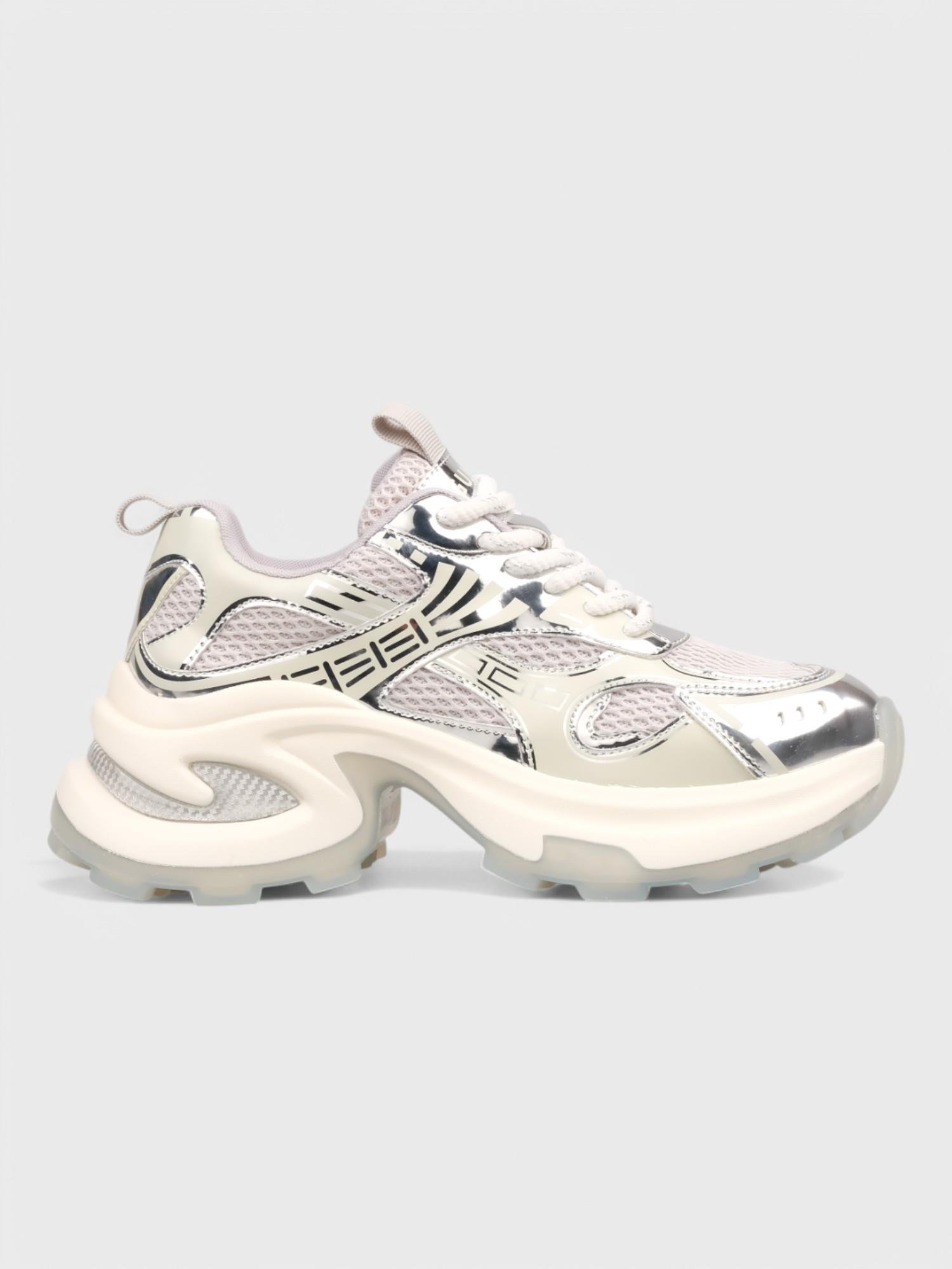 Kadın Spor Ayakkabı - Yazlık (553 477) - Gümüş