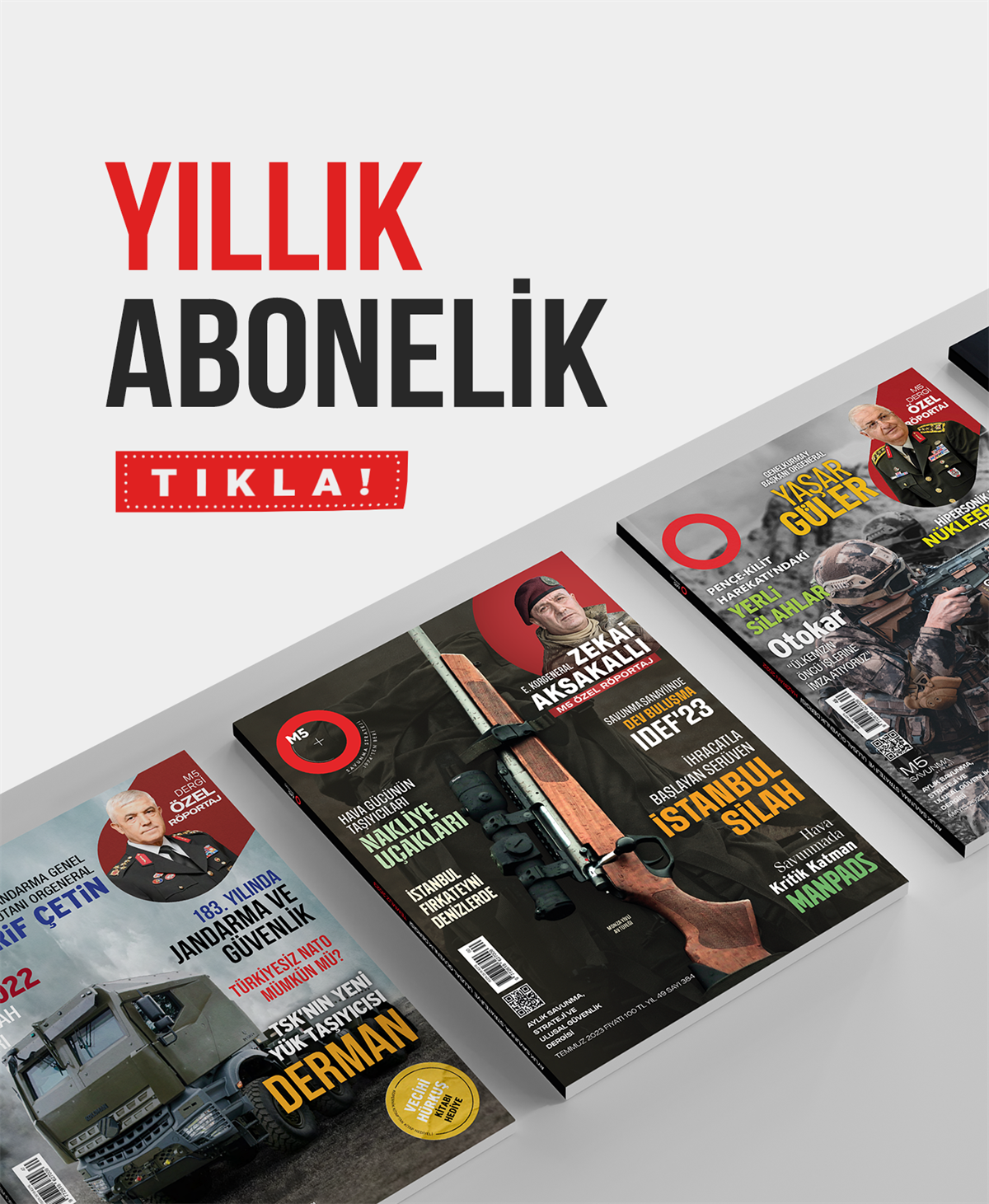 M5 Dergisi yıllık abonelik