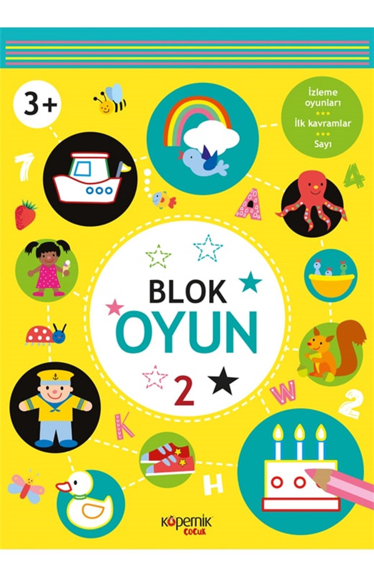 Blok Oyun Sarı 3+ Yaş ve 2