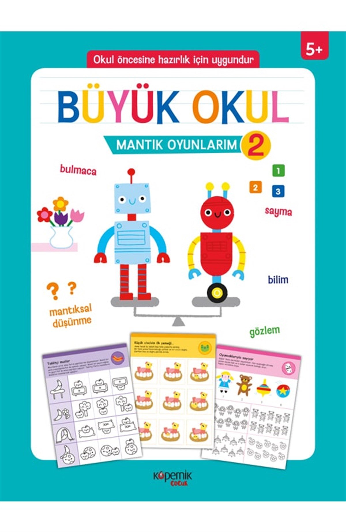 Büyük Okul ve Mantık Oyunlarım ve 5+ Yaş ve 2 