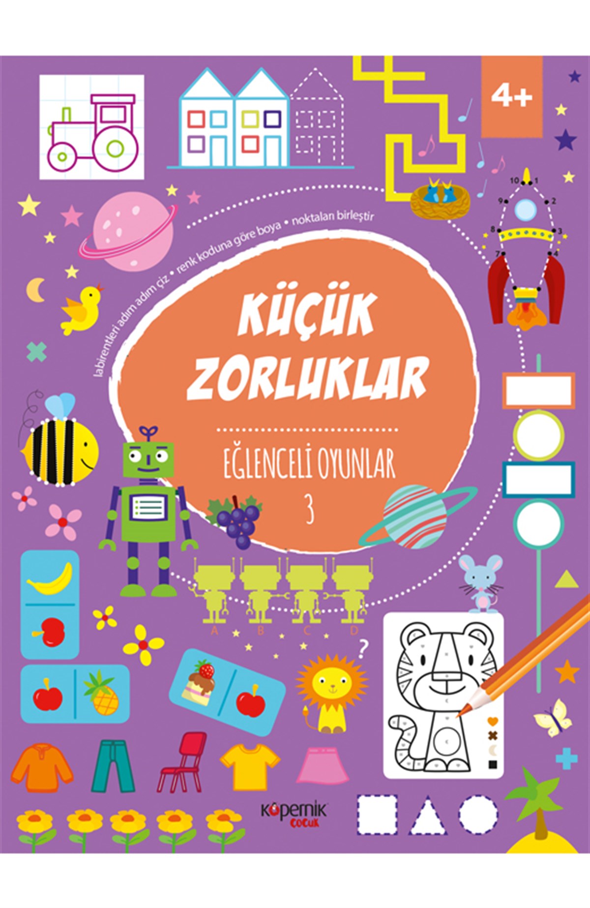 Küçük Zorluklar ve Eğlenceli Oyunlar ve 4+ Yaş ve 3