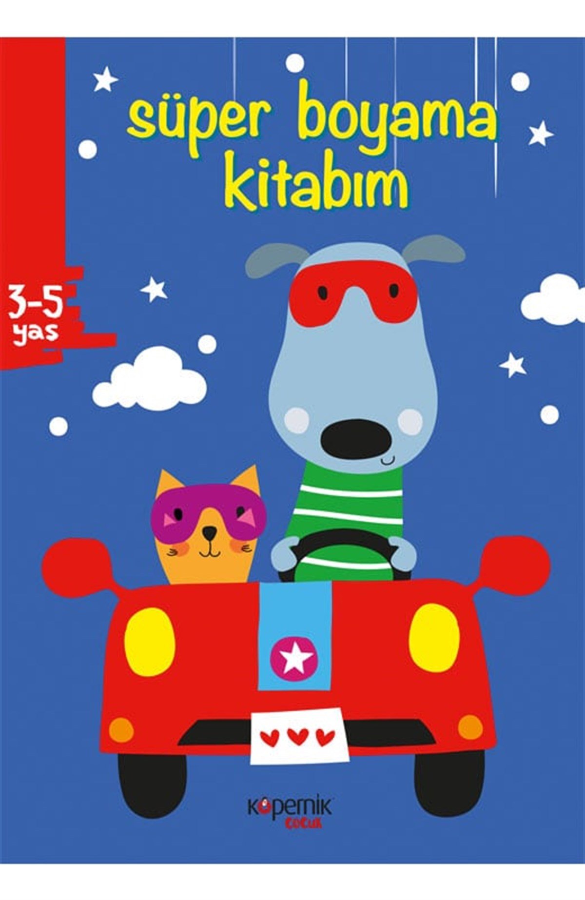Süper Boyama Kitabım 3-5 Yaş ve Araba