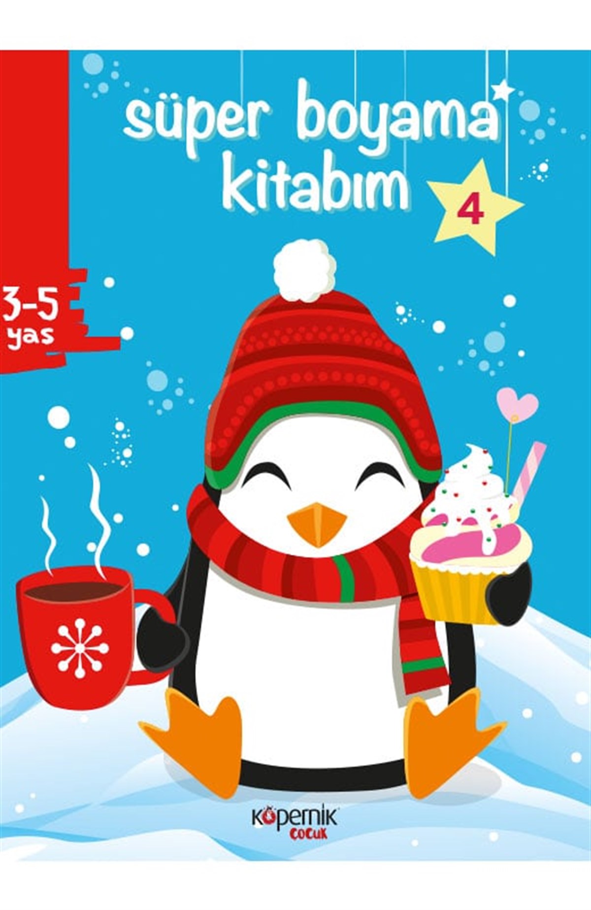 Süper Boyama Kitabım 3-5 Yaş ve Kardan Adam ve 4