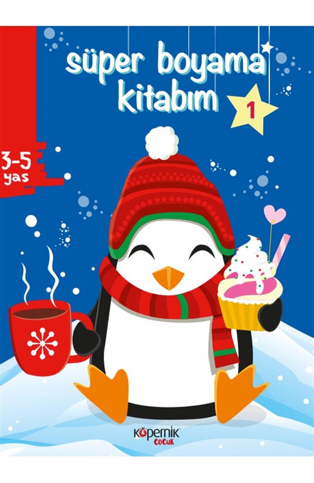 Süper Boyama Kitabım 3-5 Yaş ve Kardan Adam ve 1