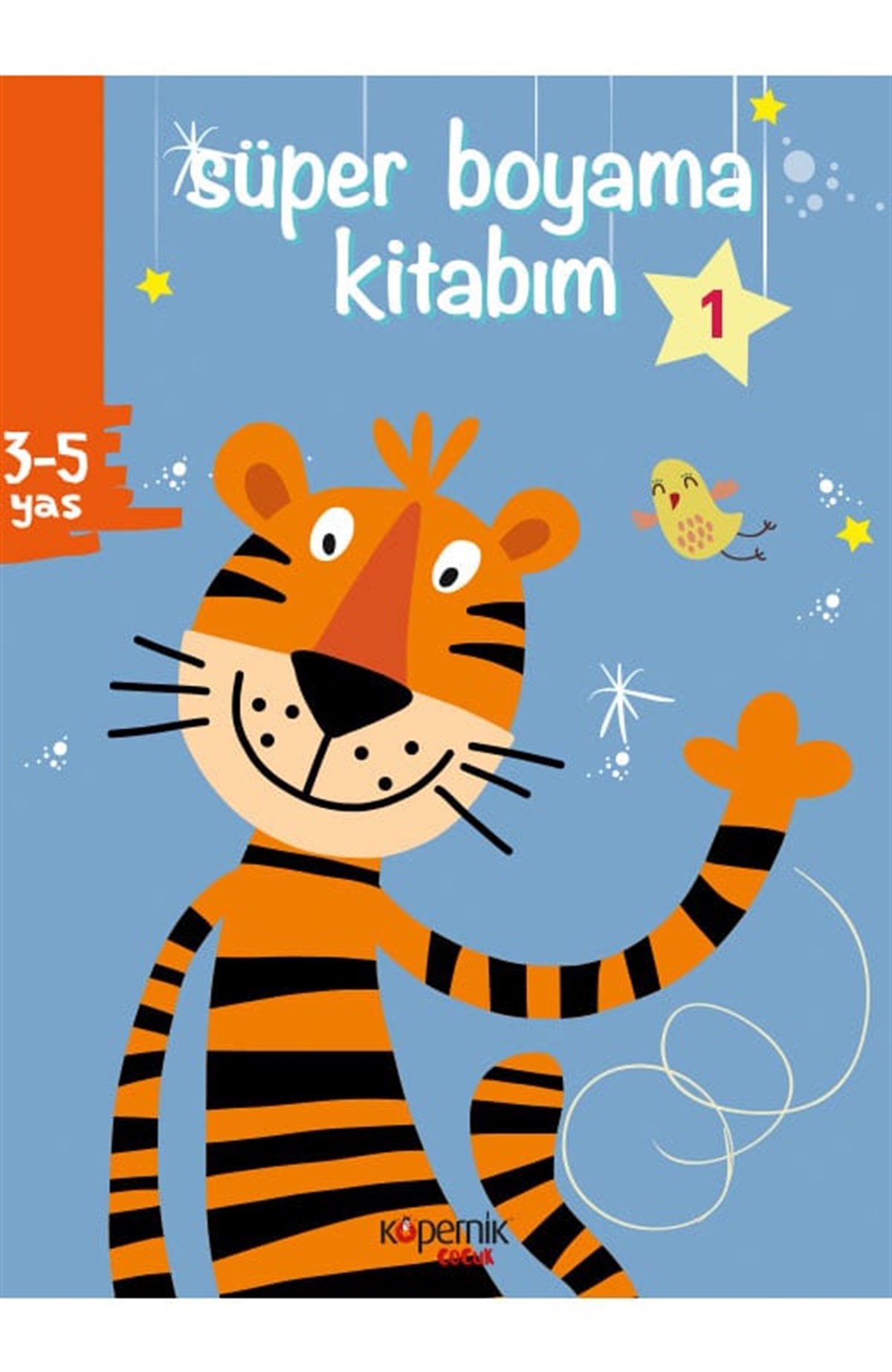 Süper Boyama Kitabım 3-5 Yaş ve Minik Kaplan ve 1