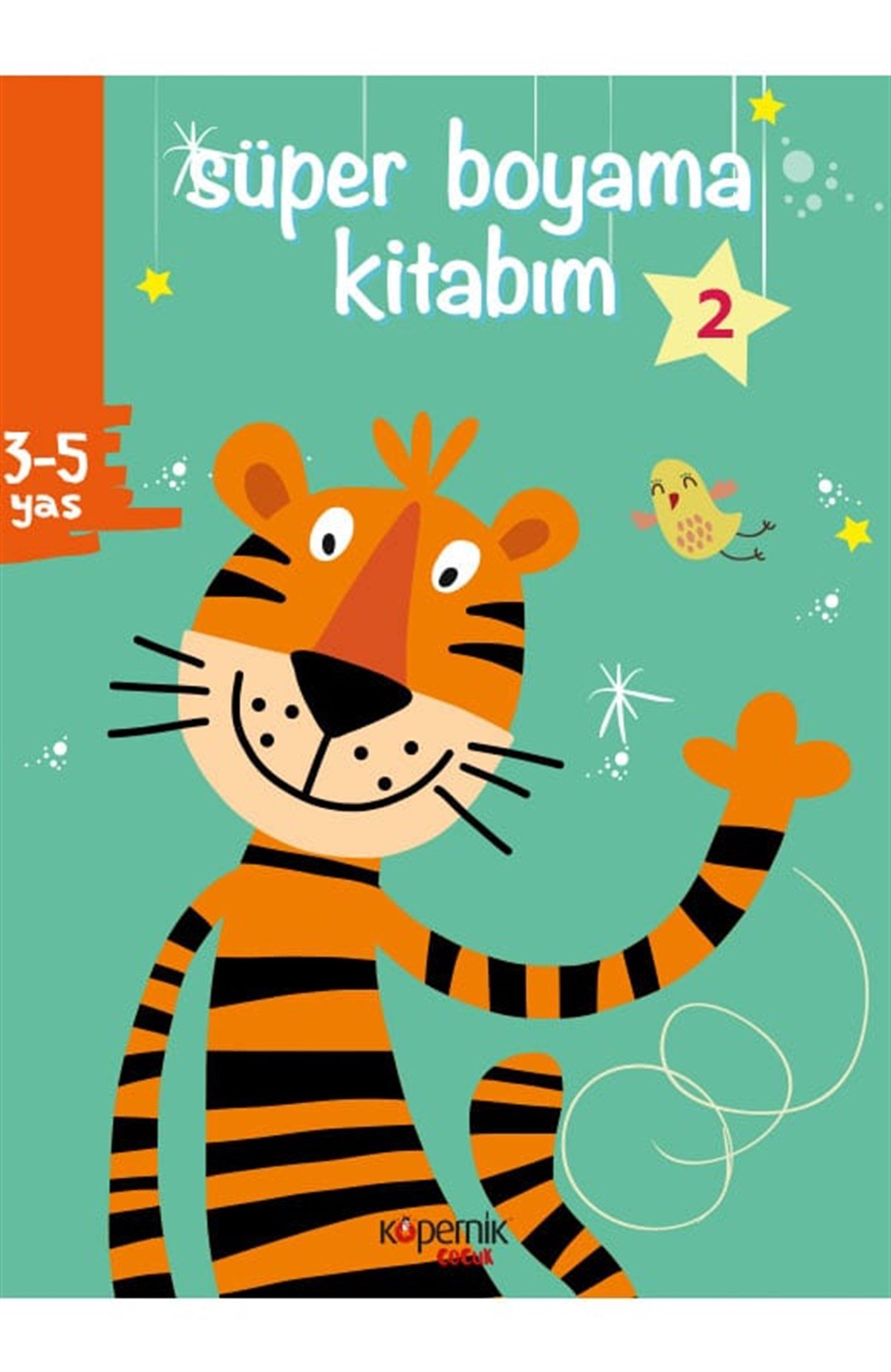 Süper Boyama Kitabım 3-5 Yaş ve Minik Kaplan ve 2