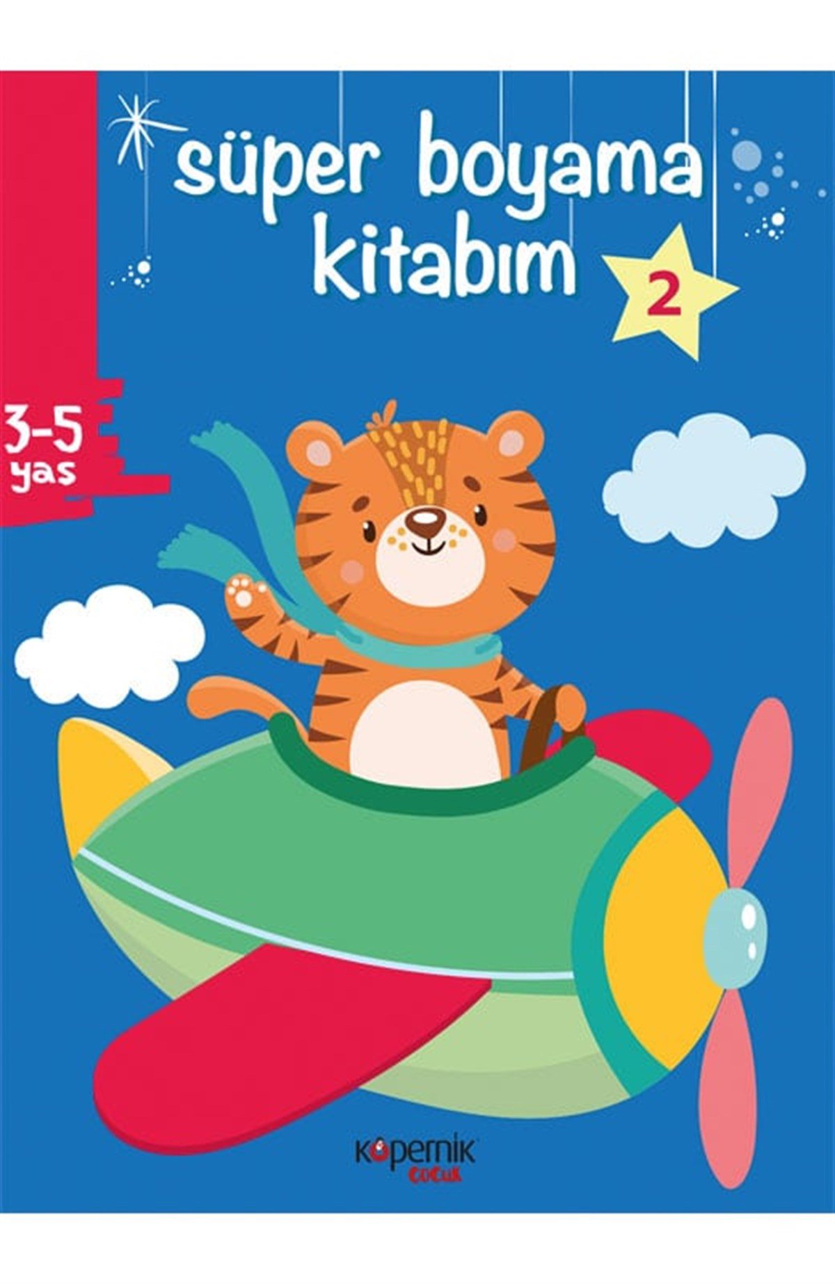 Süper Boyama Kitabım 3-5 Yaş ve Uçak ve 2