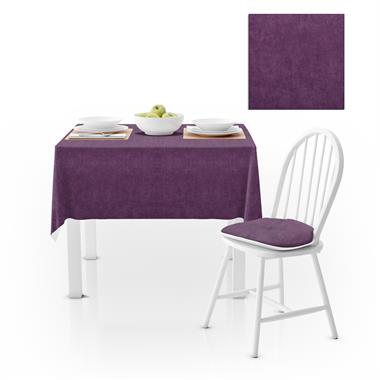 Açık Mor Düz Renk Petek Dokuma Masa Örtüsü 140x260