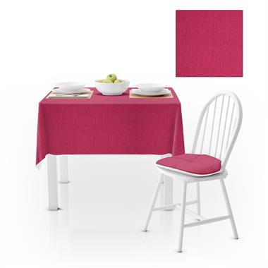 Fuşya Kadife Dokulu Masa Örtüsü 180x260 