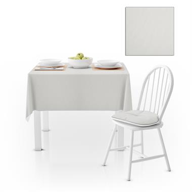 Kırık Beyaz Düz Renk Petek Dokuma Masa Örtüsü 140x260