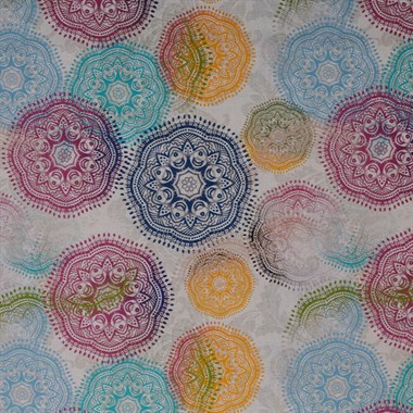 Mürdüm Kavuniçi Renk Motifli Desen Dokuma Dijital Baskılı Petek Kumaş