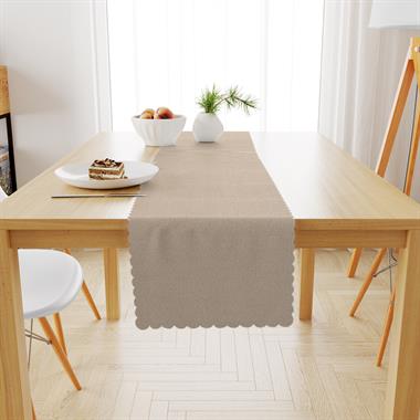 Nohut Kadife Dokulu Runner 40x180