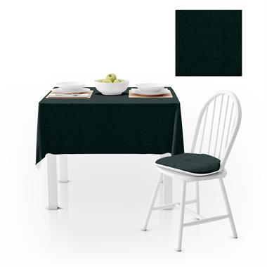 Ördek Yeşili Düz Renk Petek Dokuma Masa Örtüsü 120x140