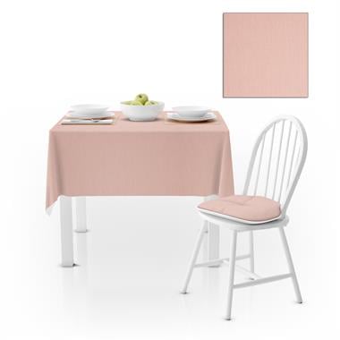 Soft Pembe Kadife Dokulu Masa Örtüsü 180x260 