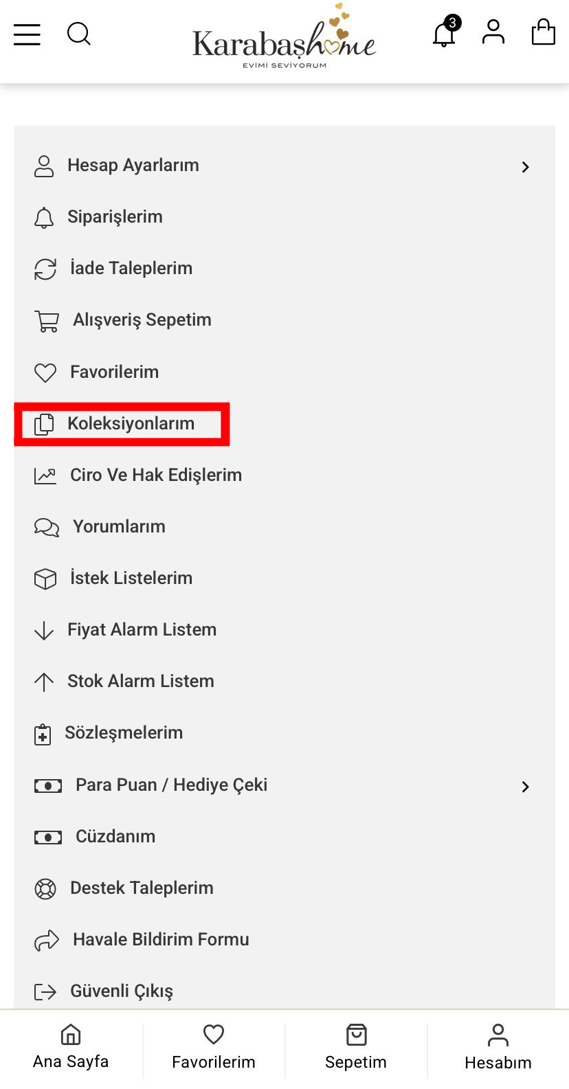 Koleksiyon Oluşturma
