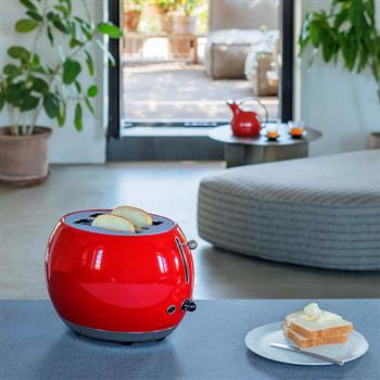 Bugatti Romeo Ekmek Kızartma Makinesi Kırmızı