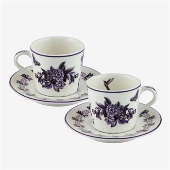 Chiara Alessi Allure Mor Porselen Kahve Fincan Seti 120 Ml