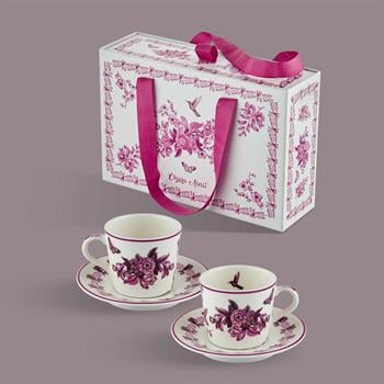 Chiara Alessi Allure Pembe Porselen Kahve Fincan Seti 120 Ml