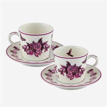 Chiara Alessi Allure Pembe Porselen Kahve Fincan Seti 120 Ml